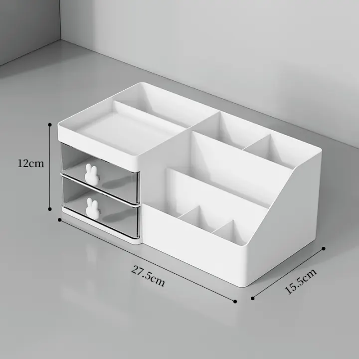 Desktop makeup and accessory organizer